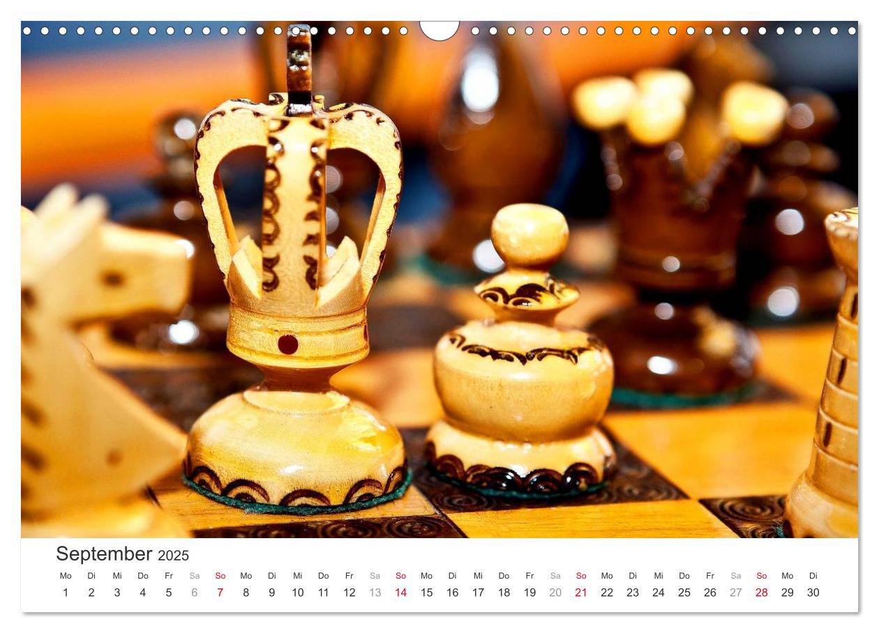 Bild: 9783435489350 | Schach 2025. Impressionen von Figuren und Spielen (Wandkalender...