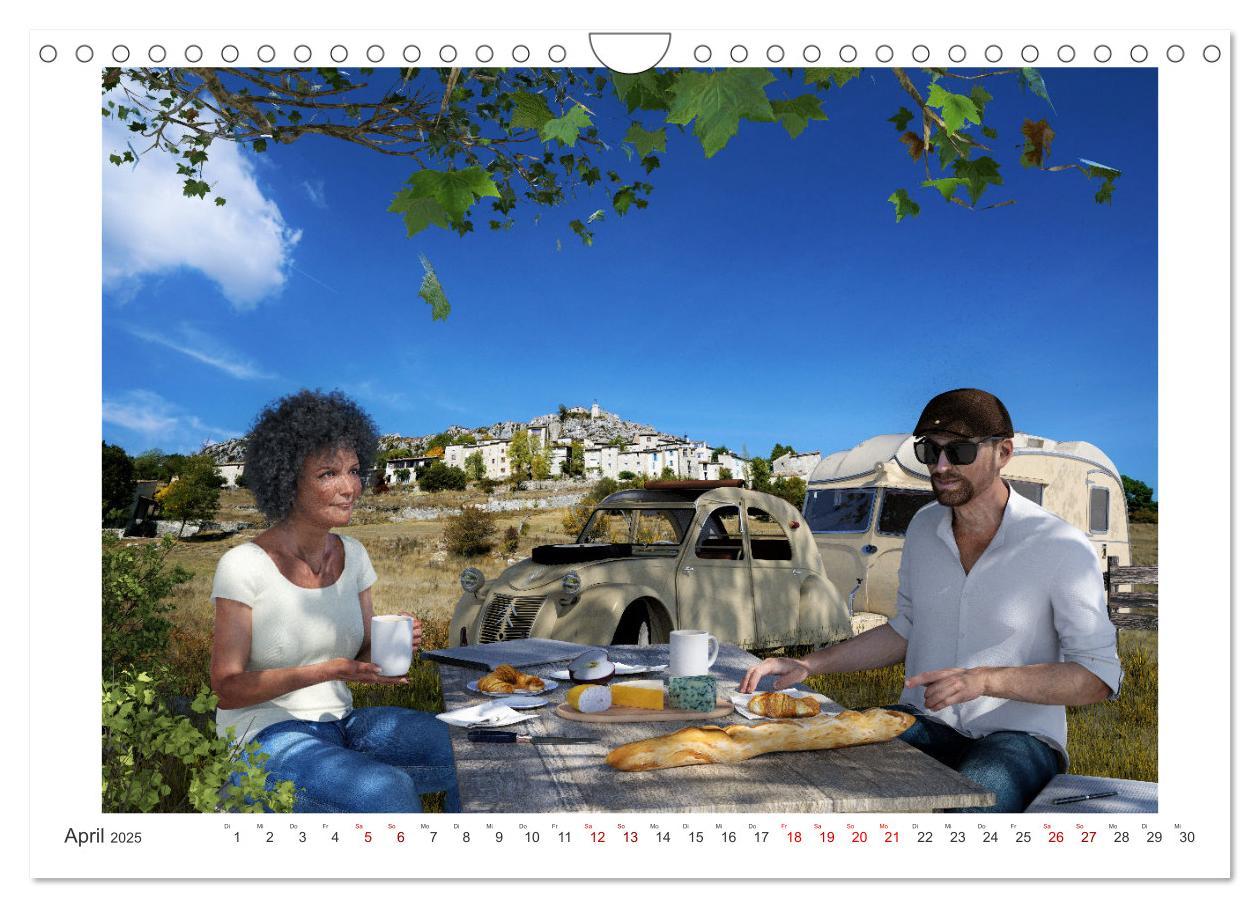 Bild: 9783435070114 | Vintage Caravaning (Wandkalender 2025 DIN A4 quer), CALVENDO...