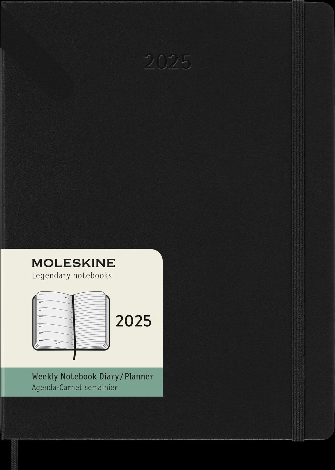 Bild: 8056999270421 | Moleskine Classic 12 Month 2025 Weekly Planner, Hard Cover, XL...