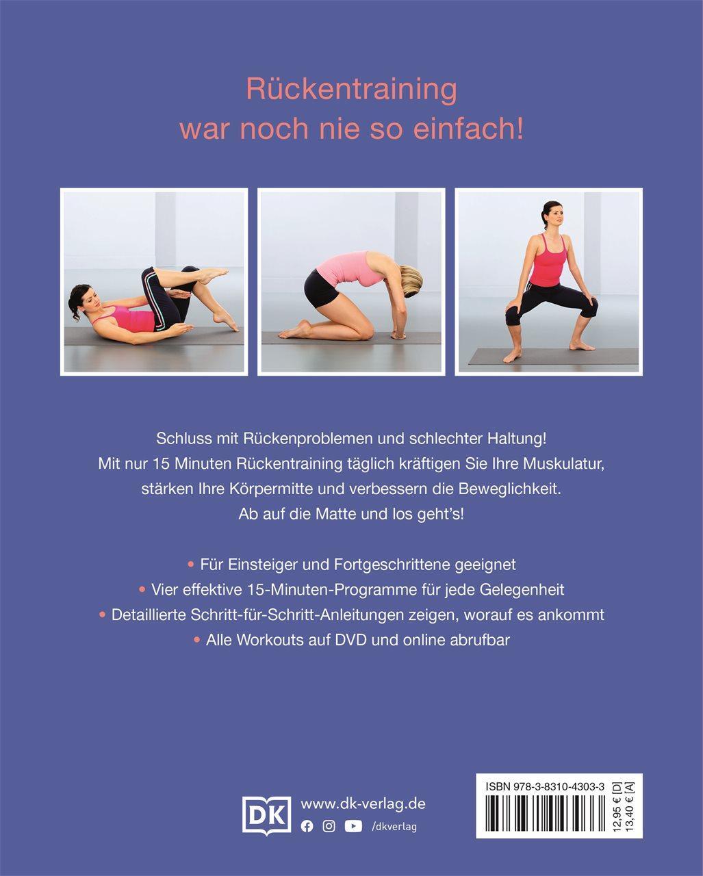 Rückseite: 9783831043033 | 15 Minuten Rückentraining für jeden Tag | Taschenbuch | 112 S. | 2022