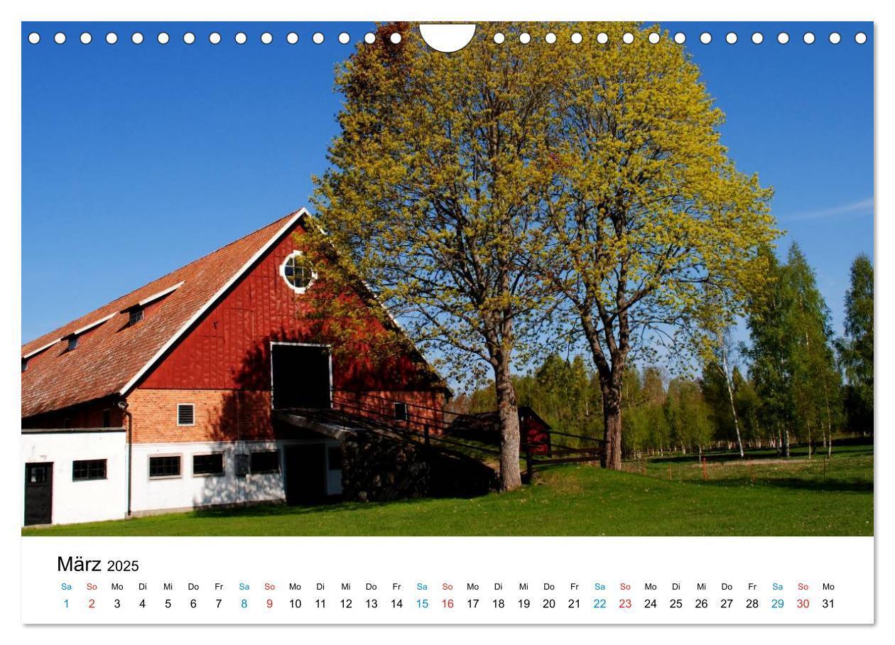 Bild: 9783435838233 | Schweden (Wandkalender 2025 DIN A4 quer), CALVENDO Monatskalender