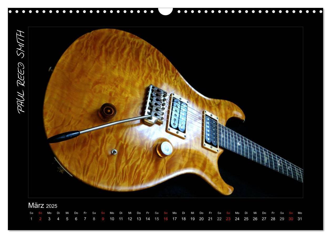 Bild: 9783435752485 | ROCKGITARREN in Szene gesetzt (Wandkalender 2025 DIN A3 quer),...