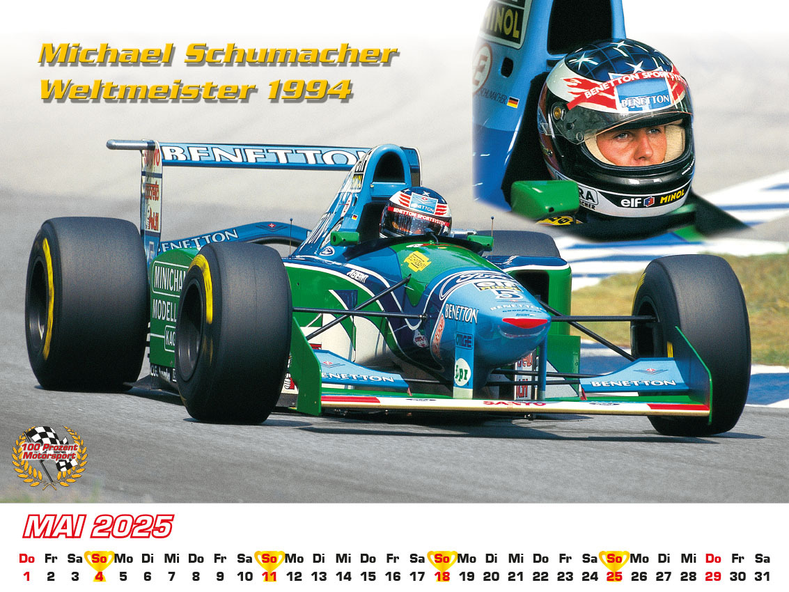 Bild: 9783948794804 | Best of F1 der 90iger Kalender 2025 | Frank Pommer | Kalender | 2025