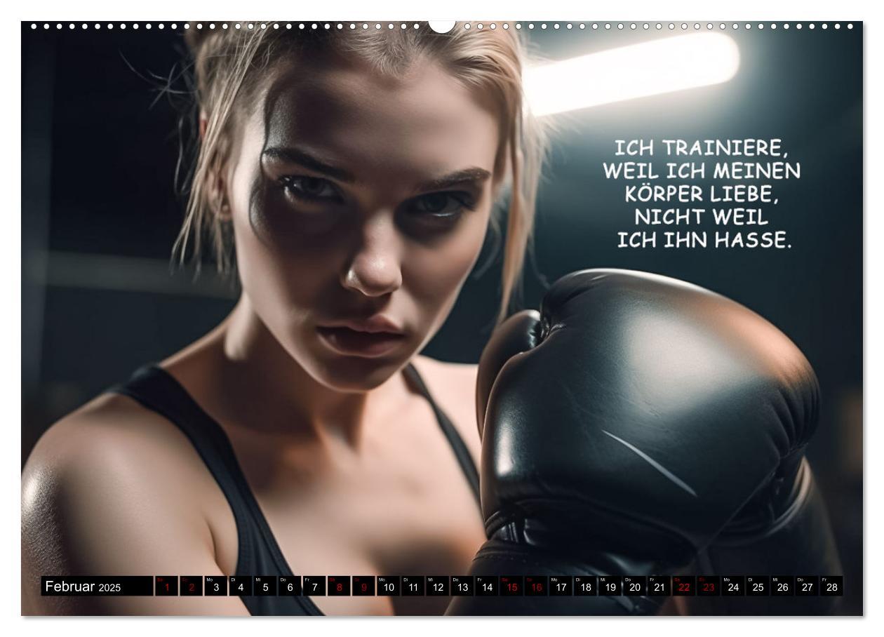 Bild: 9783383909719 | Motivation und Boxen (Wandkalender 2025 DIN A2 quer), CALVENDO...