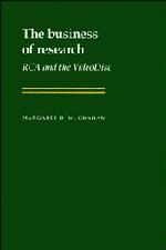 Cover: 9780521322829 | The Business of Research | Margaret B. W. Graham | Buch | Englisch