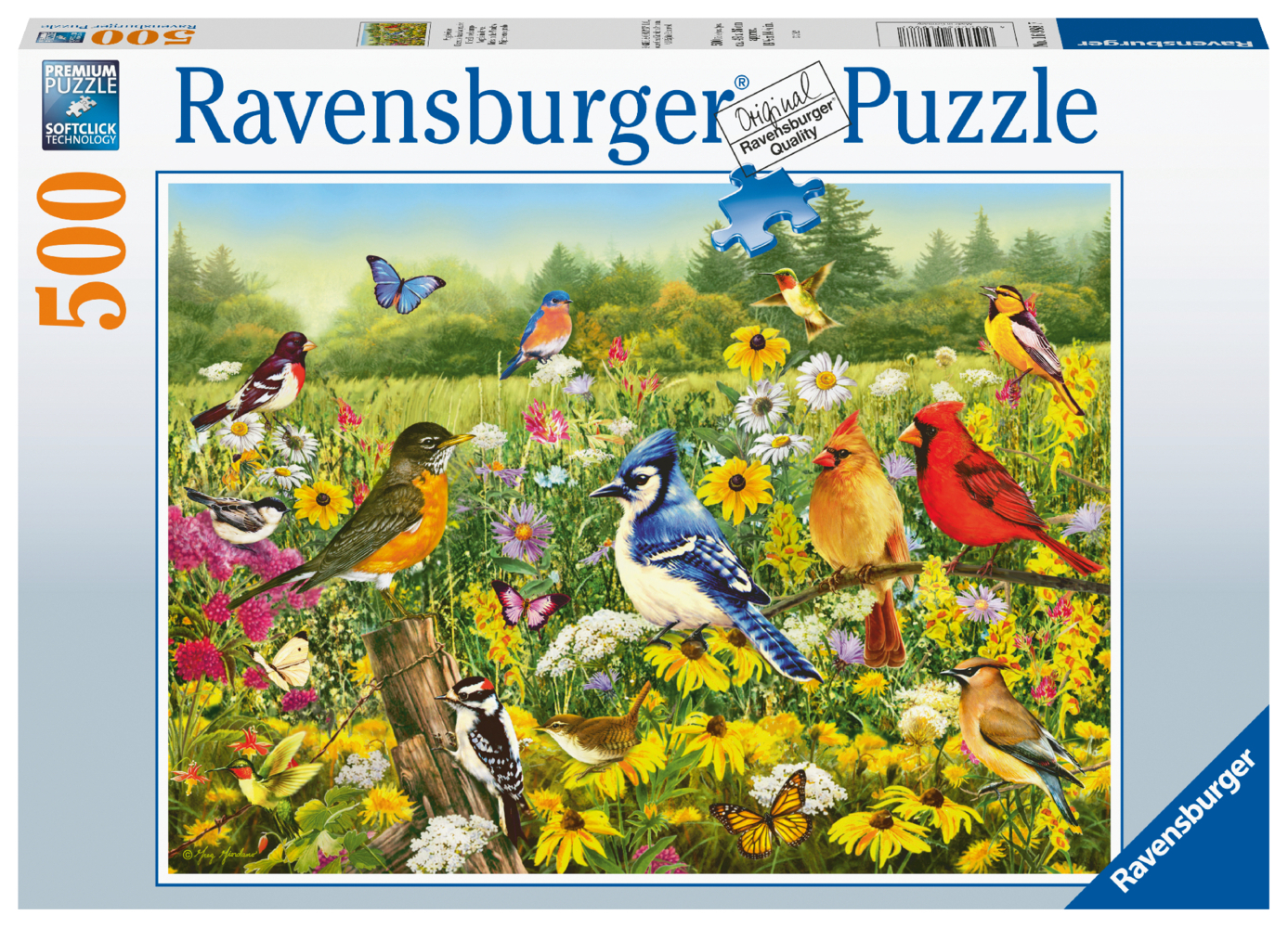 Cover: 4005556169887 | Vogelwiese (Puzzle) | Spiel | 61698800 | Deutsch | 2022 | Ravensburger