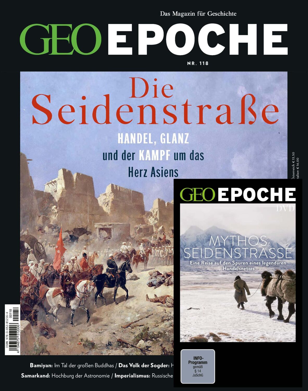 Cover: 9783652012225 | GEO Epoche mit DVD 118/2022 - Seidenstraße und Zentralasien | 164 S.