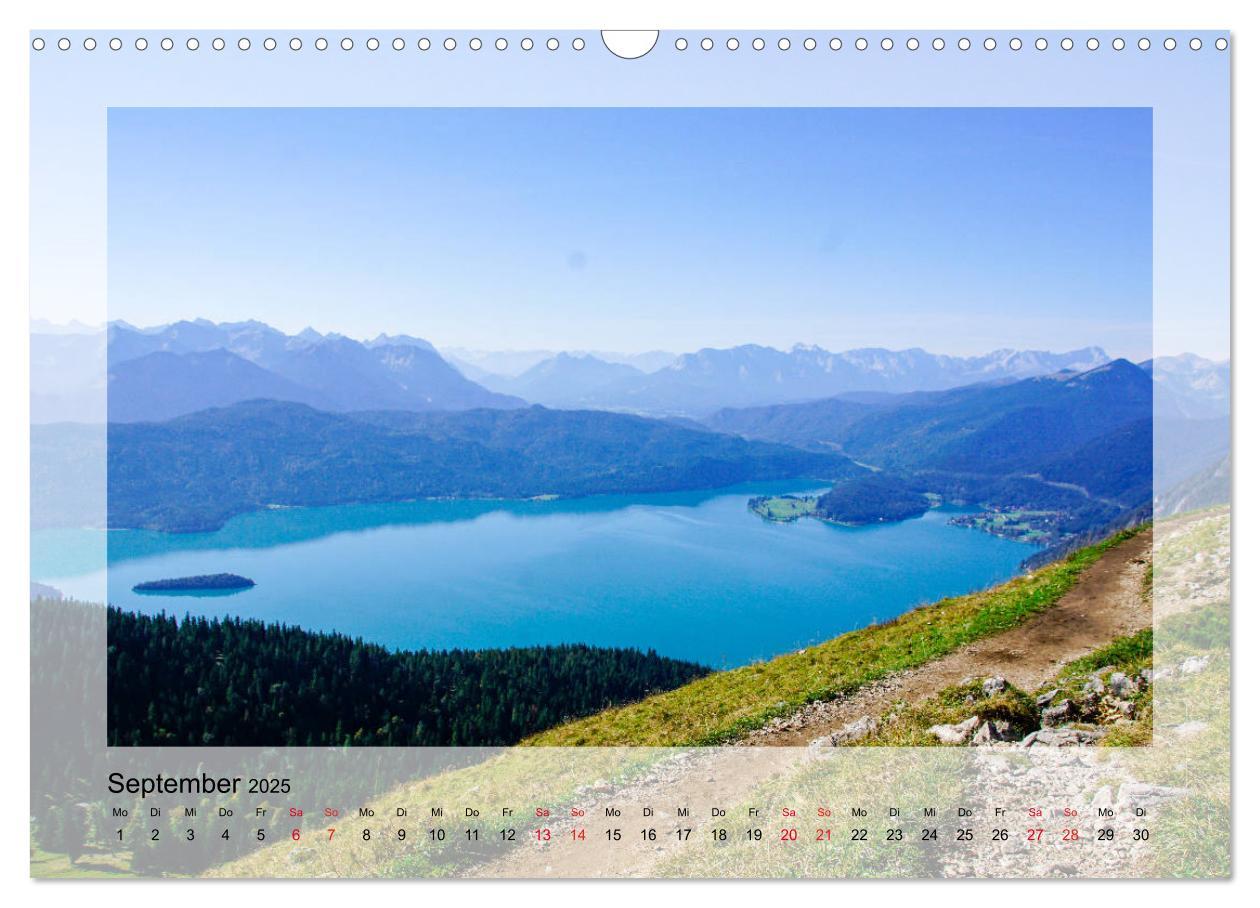 Bild: 9783435180295 | Walchensee (Wandkalender 2025 DIN A3 quer), CALVENDO Monatskalender