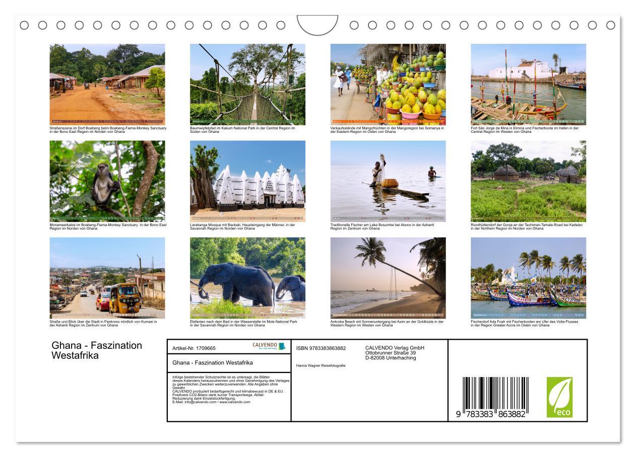 Bild: 9783383863882 | Ghana - Faszination Westafrika (Wandkalender 2025 DIN A4 quer),...