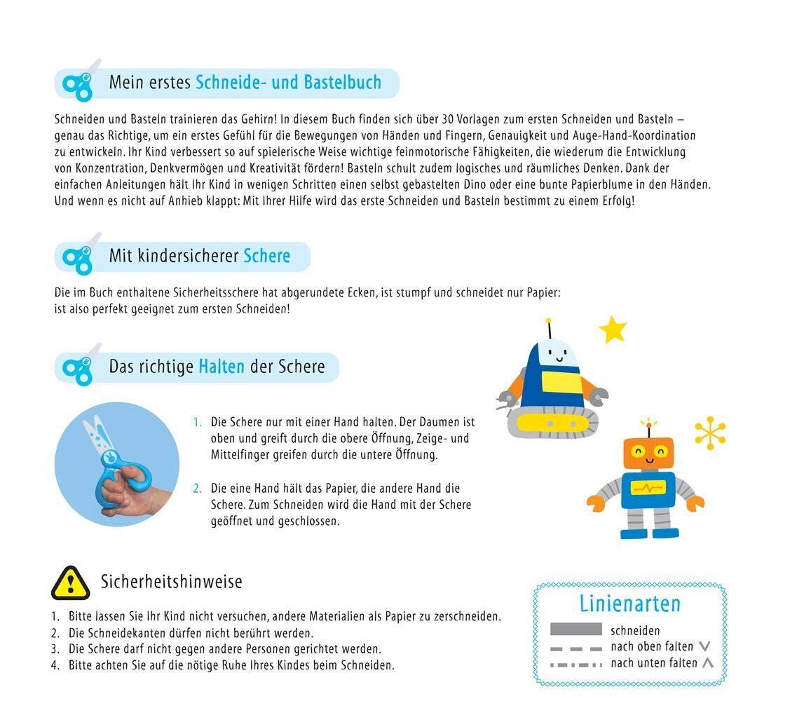 Bild: 9783741522130 | Mein erstes Schneide + Bastelbuch, m. kindersicherer Schere | Buch