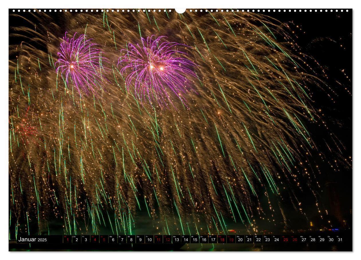 Bild: 9783435062522 | Feuerwerk - Kunstwerke am Himmel (Wandkalender 2025 DIN A2 quer),...