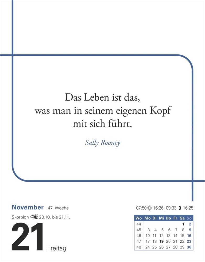 Bild: 9783840033599 | Zitate Tagesabreißkalender 2025 | Berthold Budde | Kalender | Geblockt