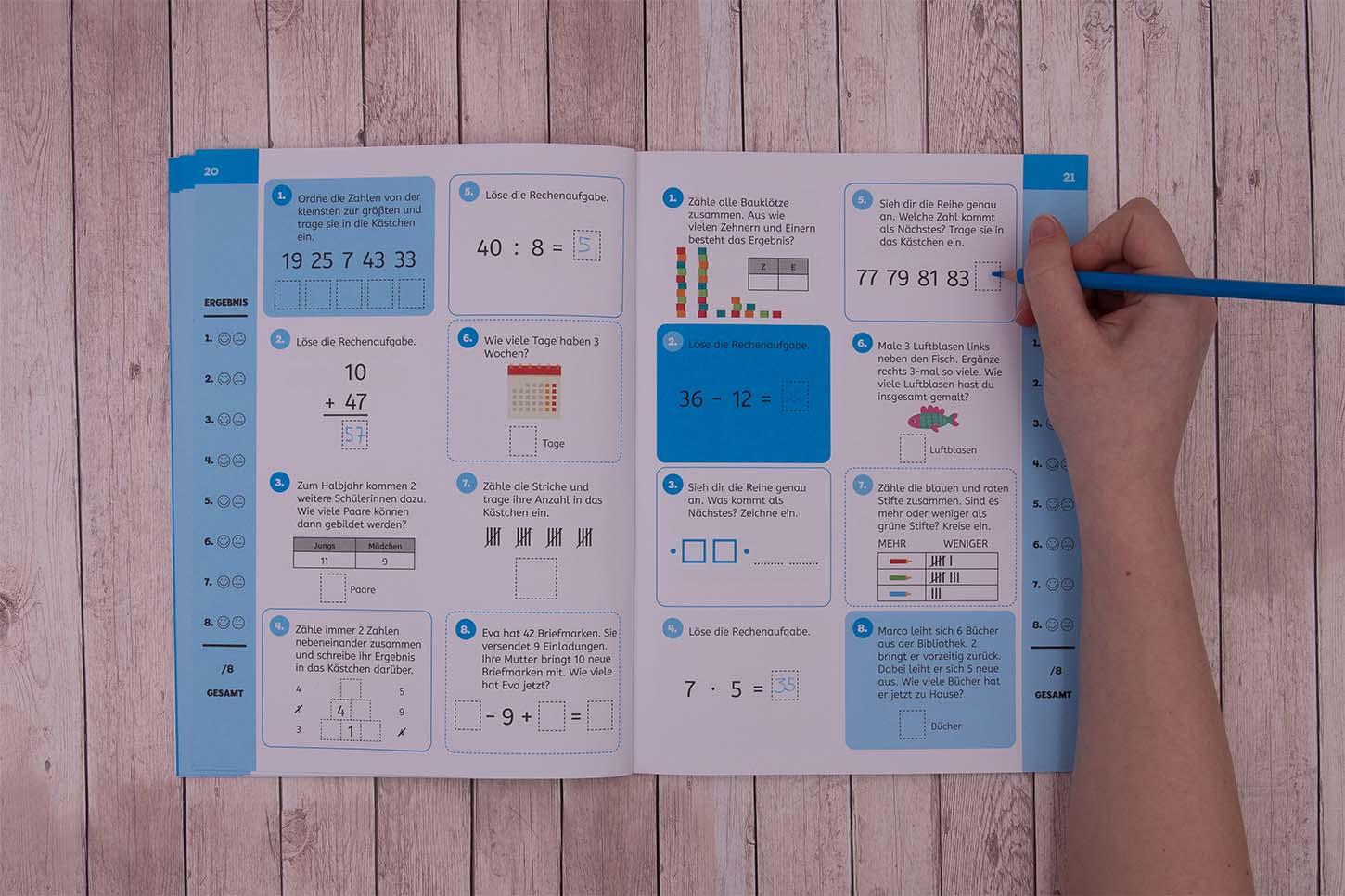 Bild: 9783743213029 | Check dein Wissen! - Mathe 2. Klasse | Loewe Lernen und Rätseln | Buch