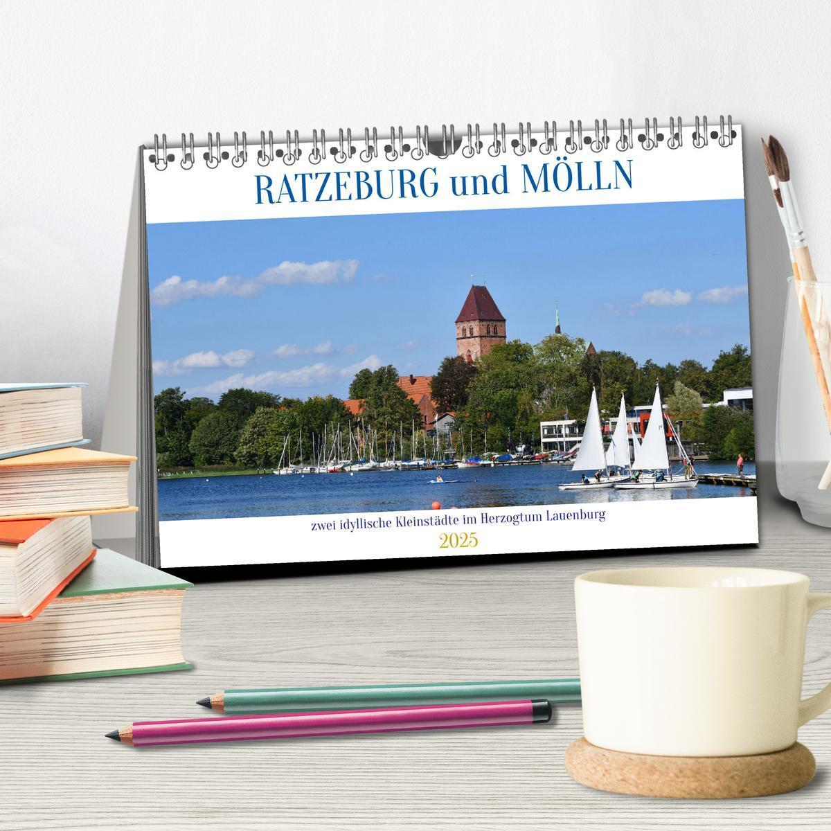 Bild: 9783457218396 | RATZEBURG und MÖLLN (Tischkalender 2025 DIN A5 quer), CALVENDO...