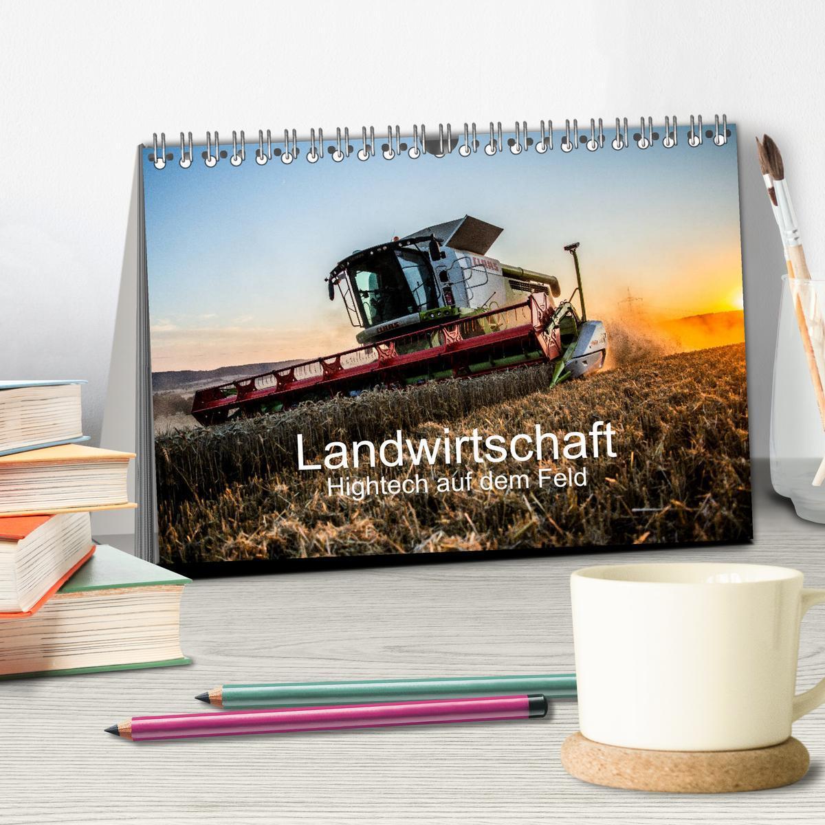 Bild: 9783435242986 | Landwirtschaft - Hightech auf dem Feld (Tischkalender 2025 DIN A5...