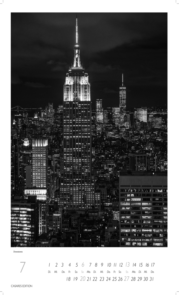 Bild: 9781835241844 | New York schwarz-weiss 2025 L 59x42cm | H. W. Schawe | Kalender | 2025