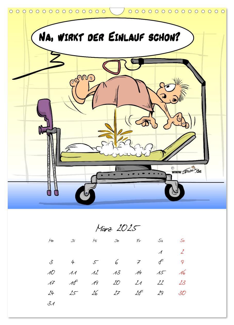 Bild: 9783457045848 | Trumix Cartoons - Gesundheit (Wandkalender 2025 DIN A3 hoch),...