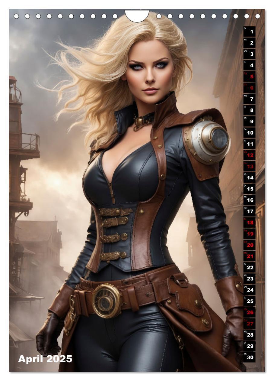 Bild: 9783435843992 | Steampunk Divas (Wandkalender 2025 DIN A4 hoch), CALVENDO...