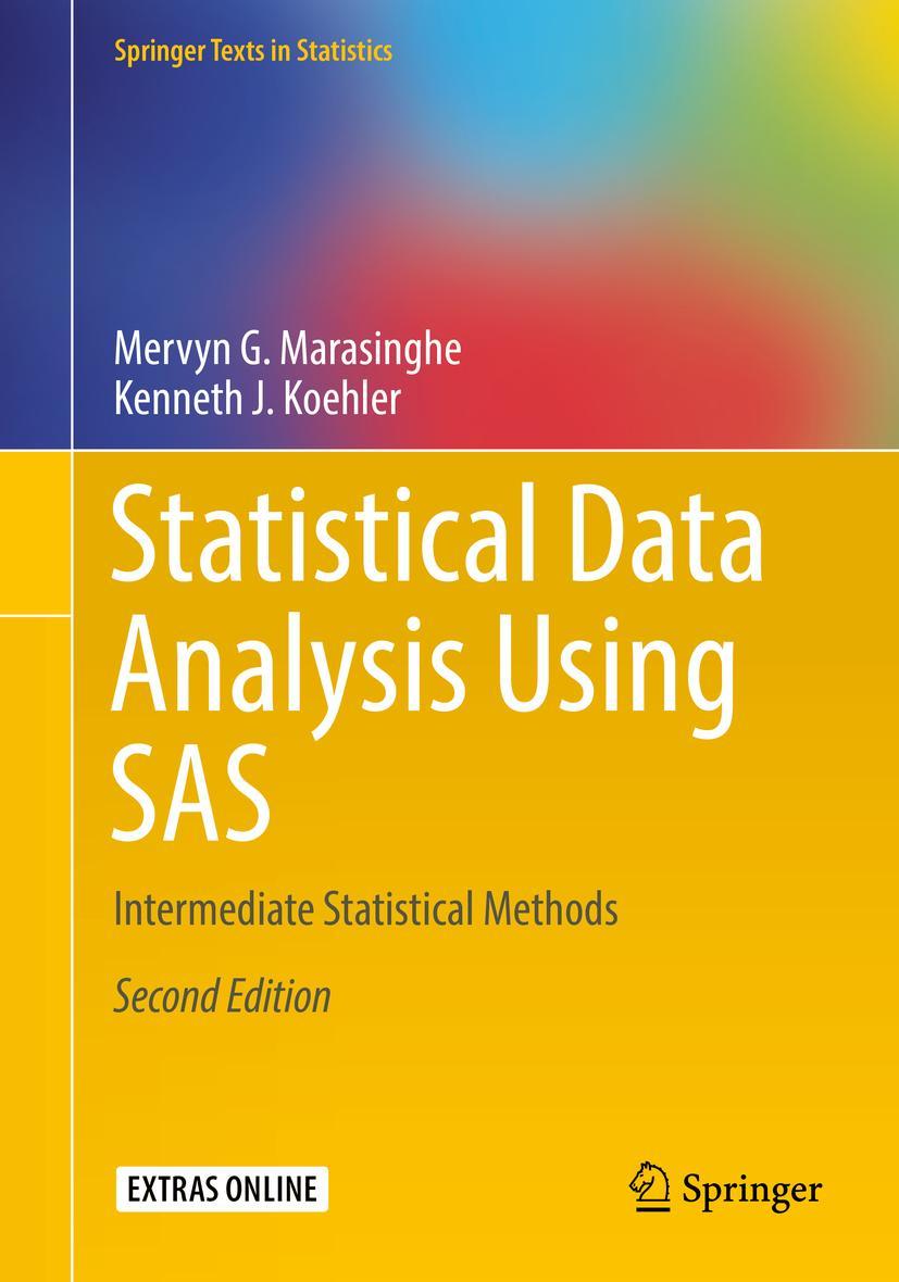 Cover: 9783319692388 | Statistical Data Analysis Using SAS | Intermediate Statistical Methods