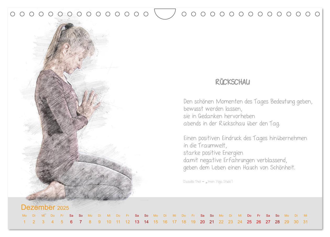 Bild: 9783435363605 | YOGA Inspirationen mit Texten zum Nachdenken (Wandkalender 2025 DIN...