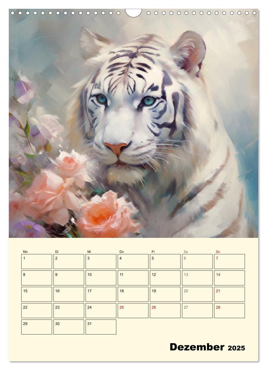 Bild: 9783435868599 | Raubkatzen. Zauberhafte Aquarelle (Wandkalender 2025 DIN A3 hoch),...