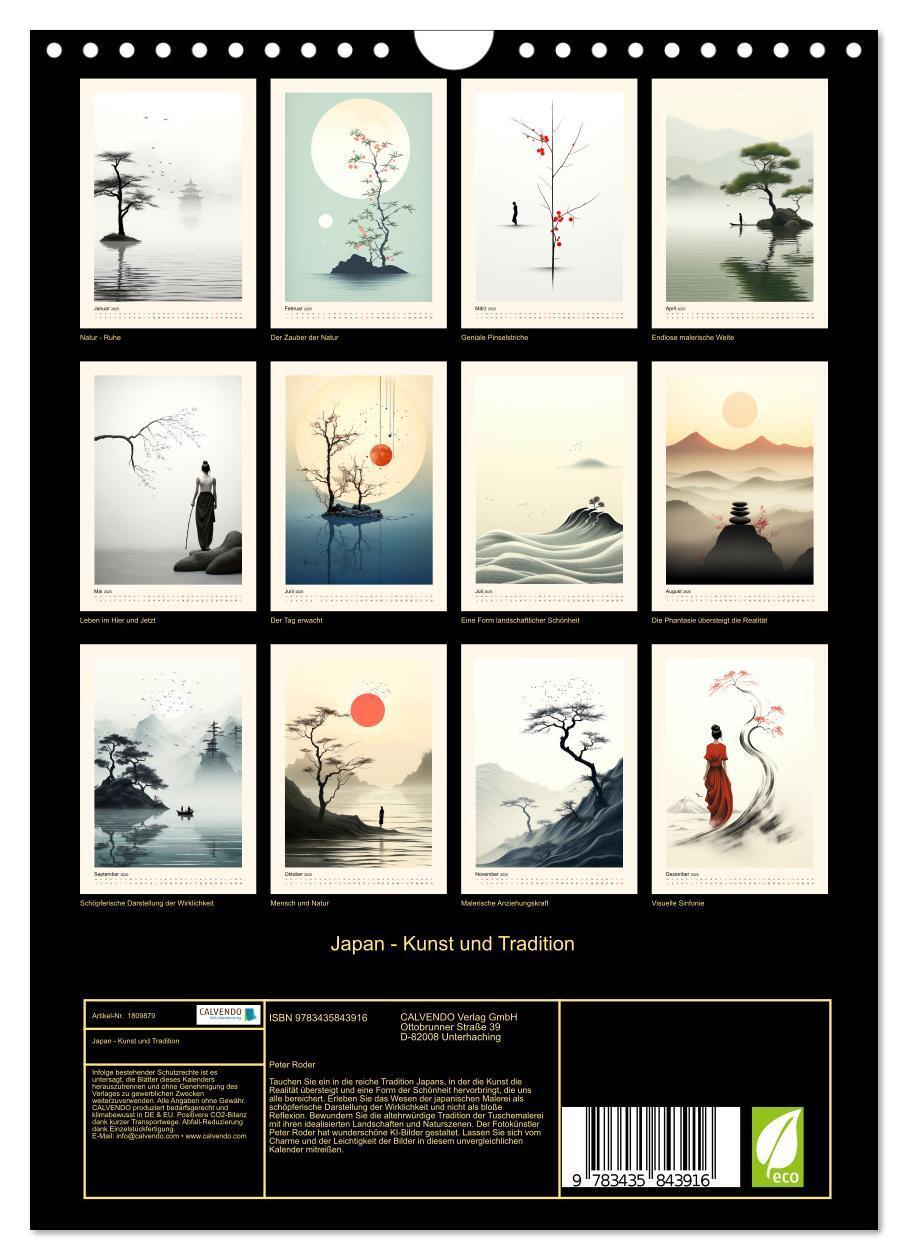 Bild: 9783435843916 | Japan - Kunst und Tradition (Wandkalender 2025 DIN A4 hoch),...