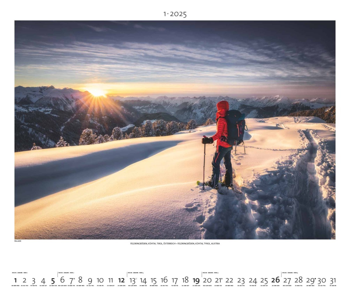 Bild: 4251734300690 | PALAZZI - Outdoor 2025 Wandkalender, 60x50cm, Posterkalender mit...