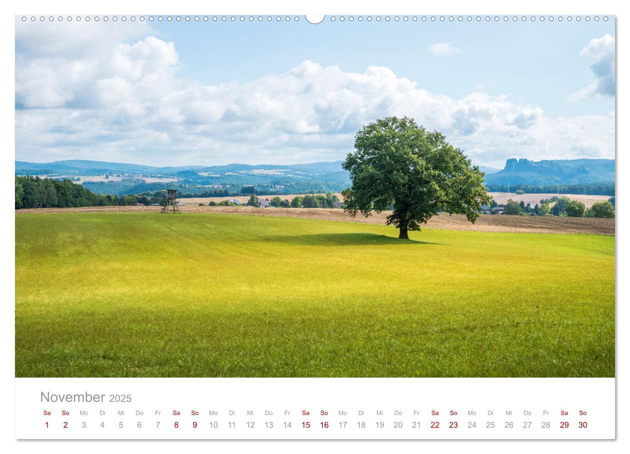 Bild: 9783435030774 | Sachsen - Eine stimmungsvolle Wanderung in Bildern (Wandkalender...