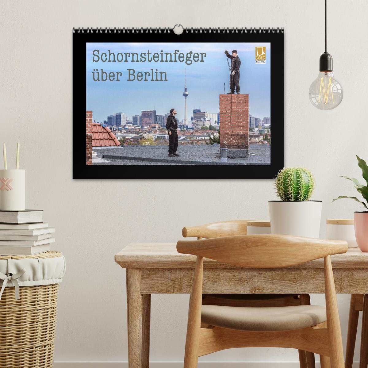 Bild: 9783435324194 | Schornsteinfeger über Berlin 2025 (Wandkalender 2025 DIN A3 quer),...