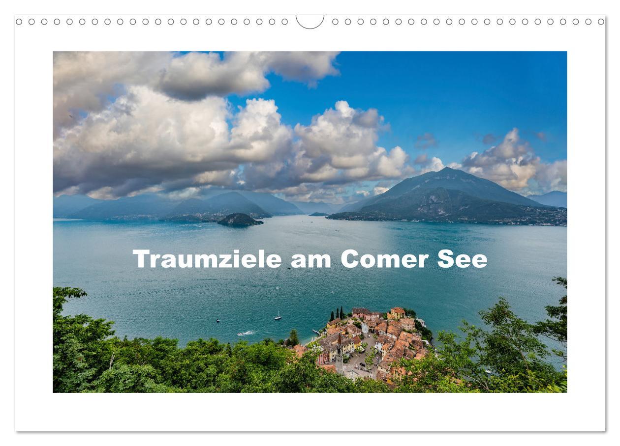 Cover: 9783457211939 | Traumziele am Comer See (Wandkalender 2025 DIN A3 quer), CALVENDO...