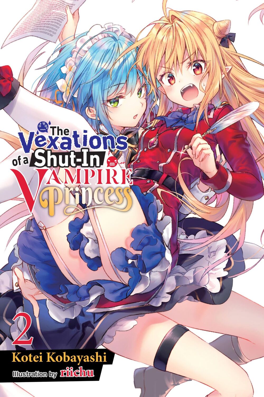 Cover: 9781975339517 | The Vexations of a Shut-In Vampire Princess, Vol. 2 (Light Novel)