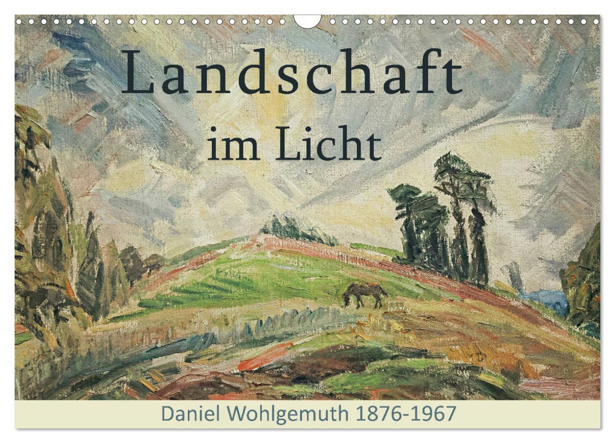 Cover: 9783435132874 | Landschaft im Licht. Daniel Wohlgemuth 1876-1967 (Wandkalender 2025...