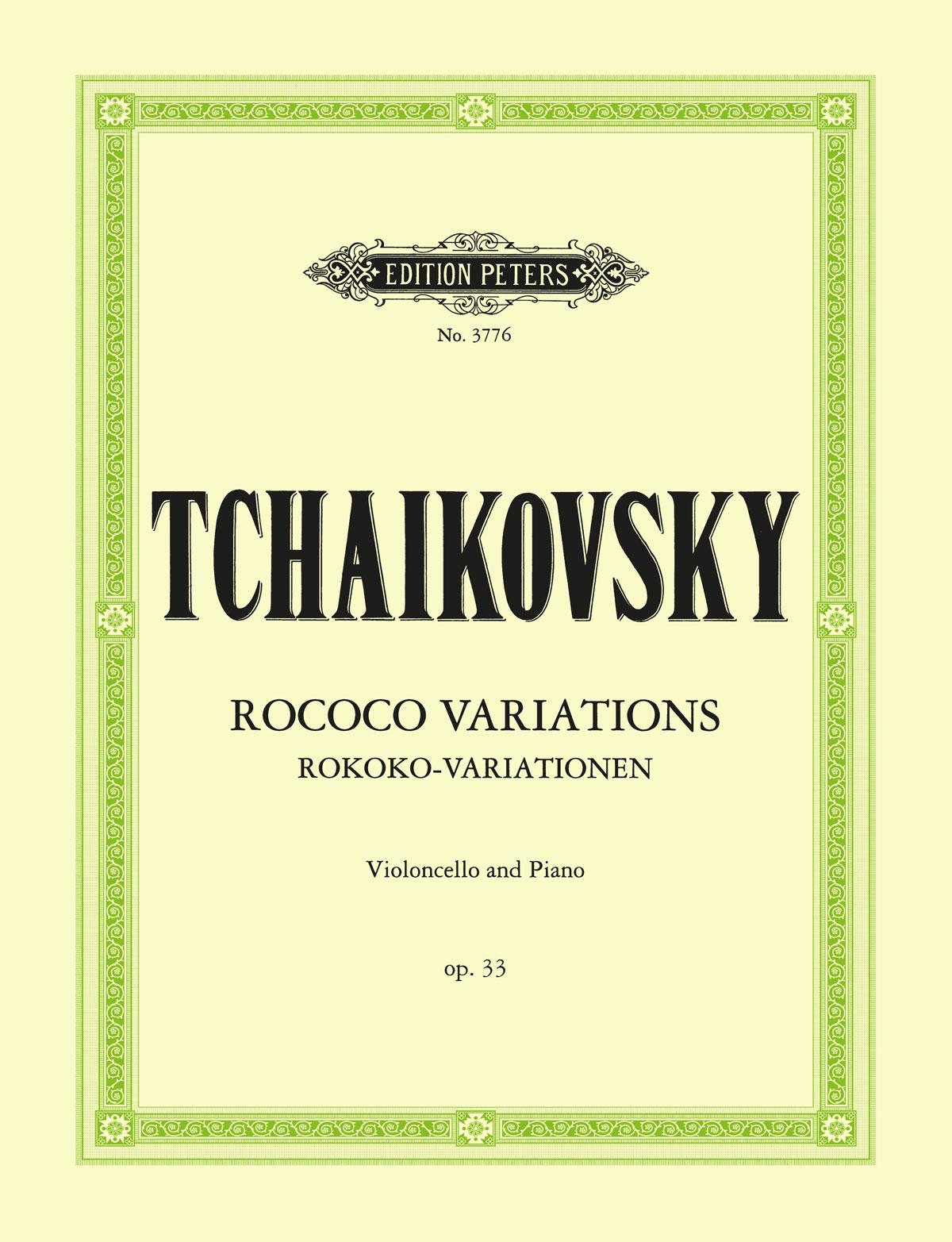 Cover: 9790577080574 | Variations on a Rococo Theme Op. 33 (Edition for Cello and Piano)