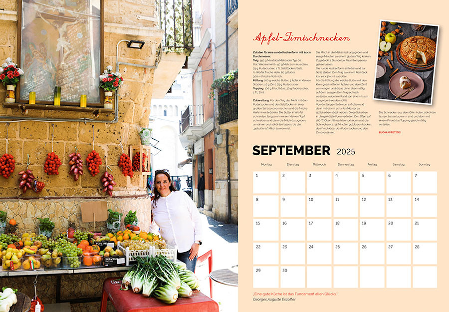 Bild: 9783966649100 | Amore per Gusto-Kalender 2025 Kalender Italien | Stefania Lettini