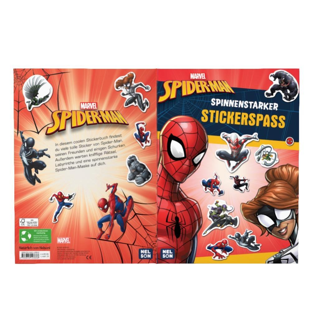 Bild: 9783845123868 | Spider-Man: Spinnenstarker Stickerspaß | Taschenbuch | MARVEL | 24 S.