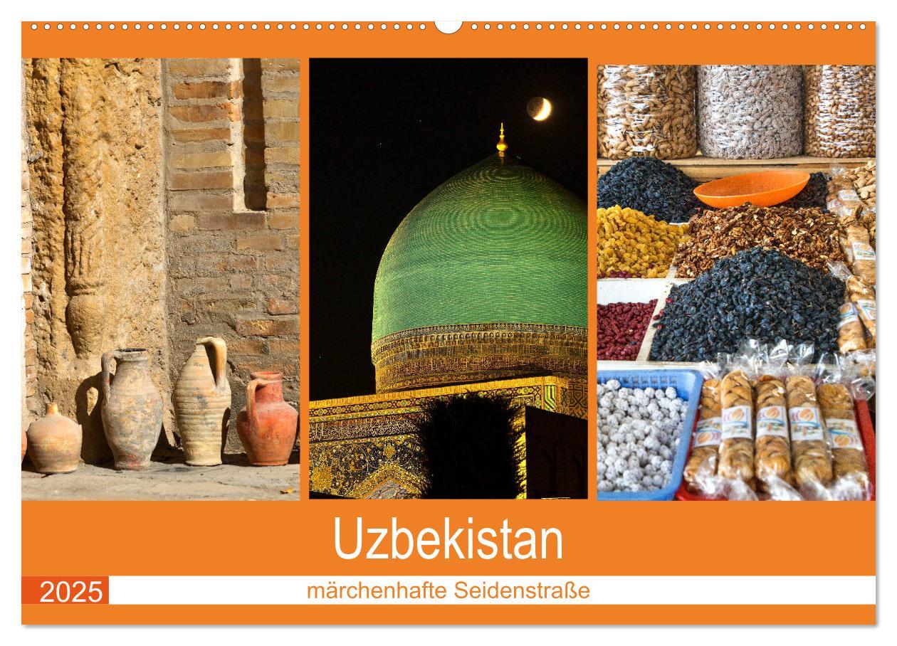 Cover: 9783435174577 | Uzbekistan - märchenhafte Seidenstraße (Wandkalender 2025 DIN A2...