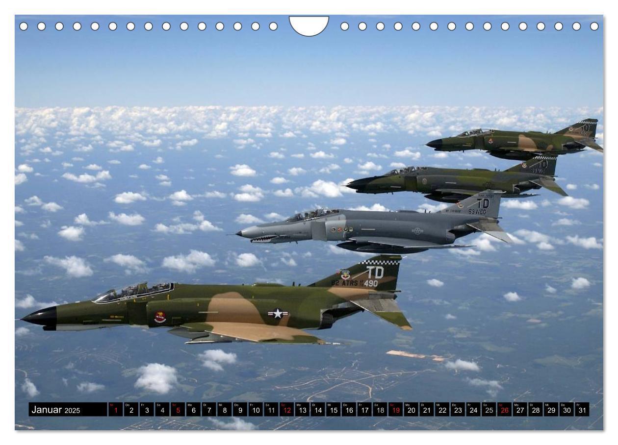 Bild: 9783435727452 | Kampfjets ¿ U.S. Aircraft (Wandkalender 2025 DIN A4 quer), CALVENDO...