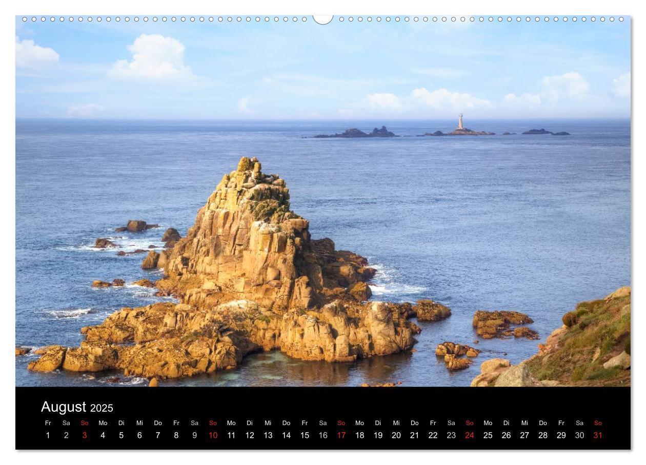 Bild: 9783435595525 | Cornwall (Wandkalender 2025 DIN A2 quer), CALVENDO Monatskalender