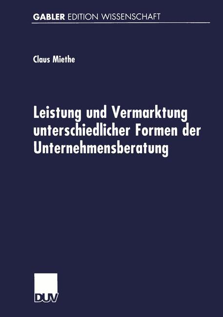 Cover: 9783824471393 | Leistung und Vermarktung unterschiedlicher Formen der...