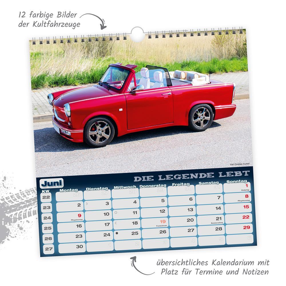 Bild: 9783988022646 | Trötsch Technikkalender Trabant 2025 | Wandkalender Technikkalender