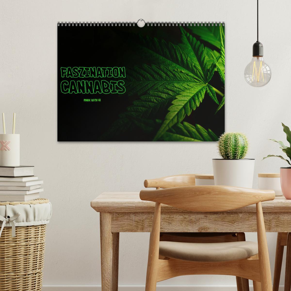 Bild: 9783435696123 | Faszination Cannabis (Wandkalender 2025 DIN A3 quer), CALVENDO...