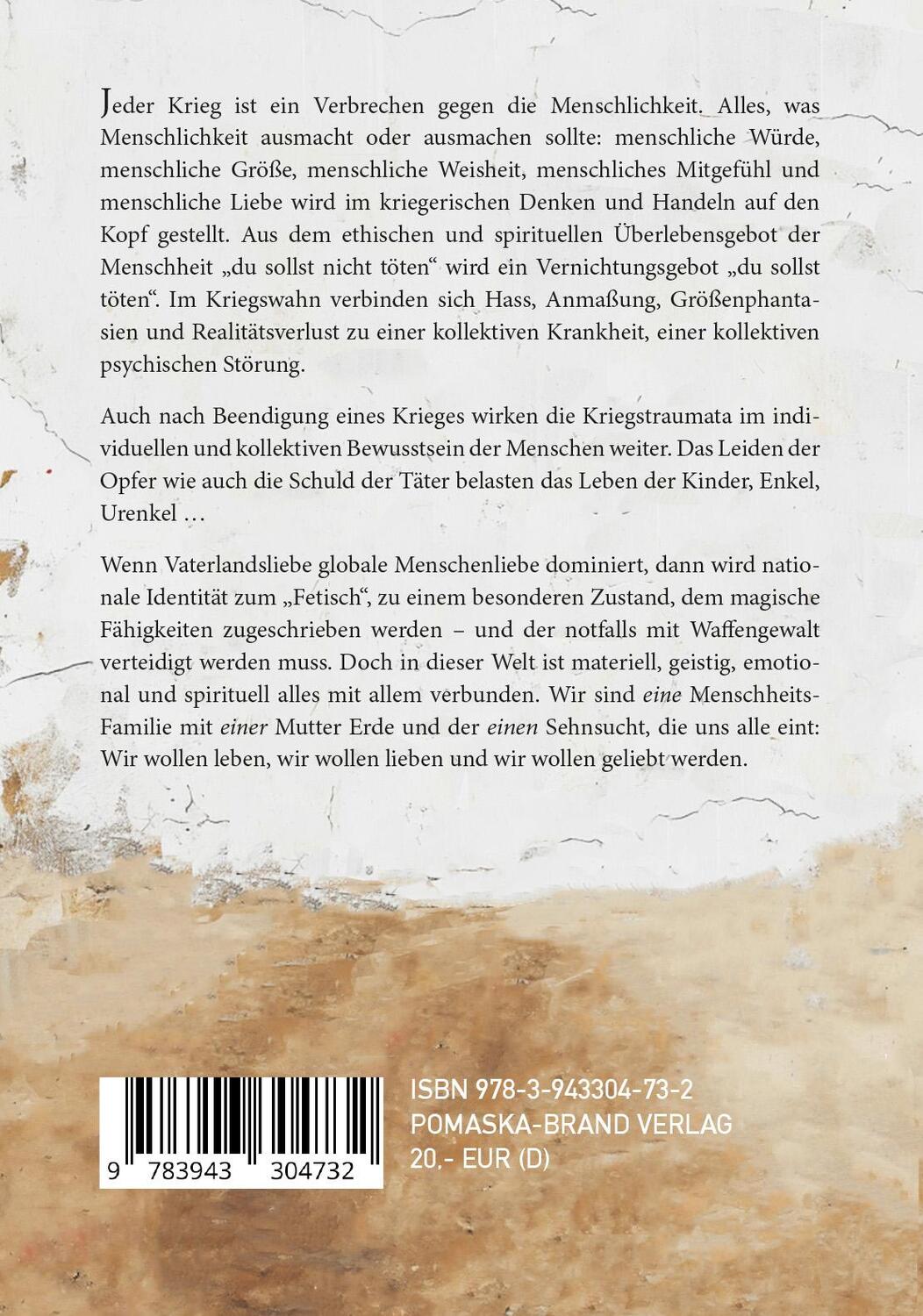 Rückseite: 9783943304732 | Grenzgang: Krieg oder Frieden | Gertrude R. Croissier | Taschenbuch