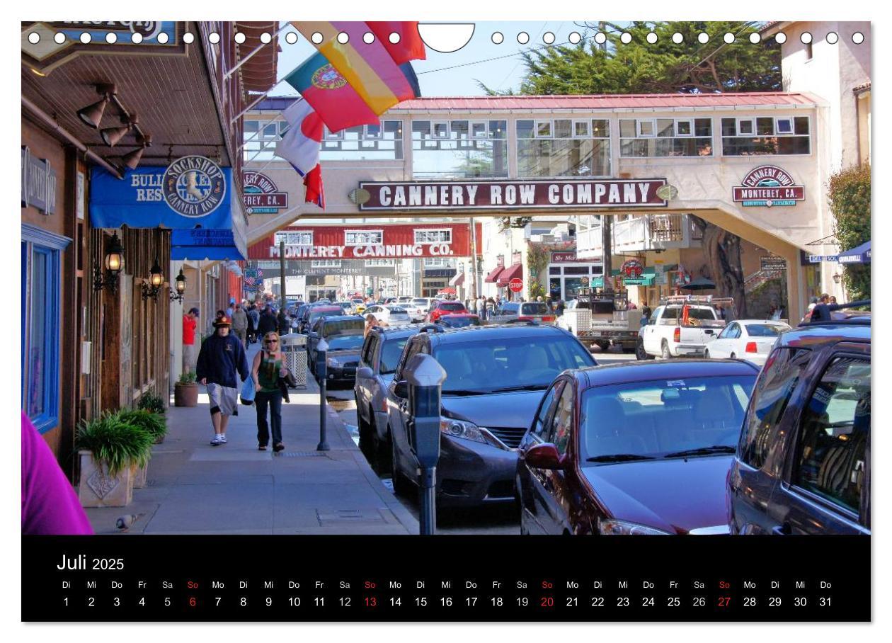 Bild: 9783435824915 | Monterey California (Wandkalender 2025 DIN A4 quer), CALVENDO...