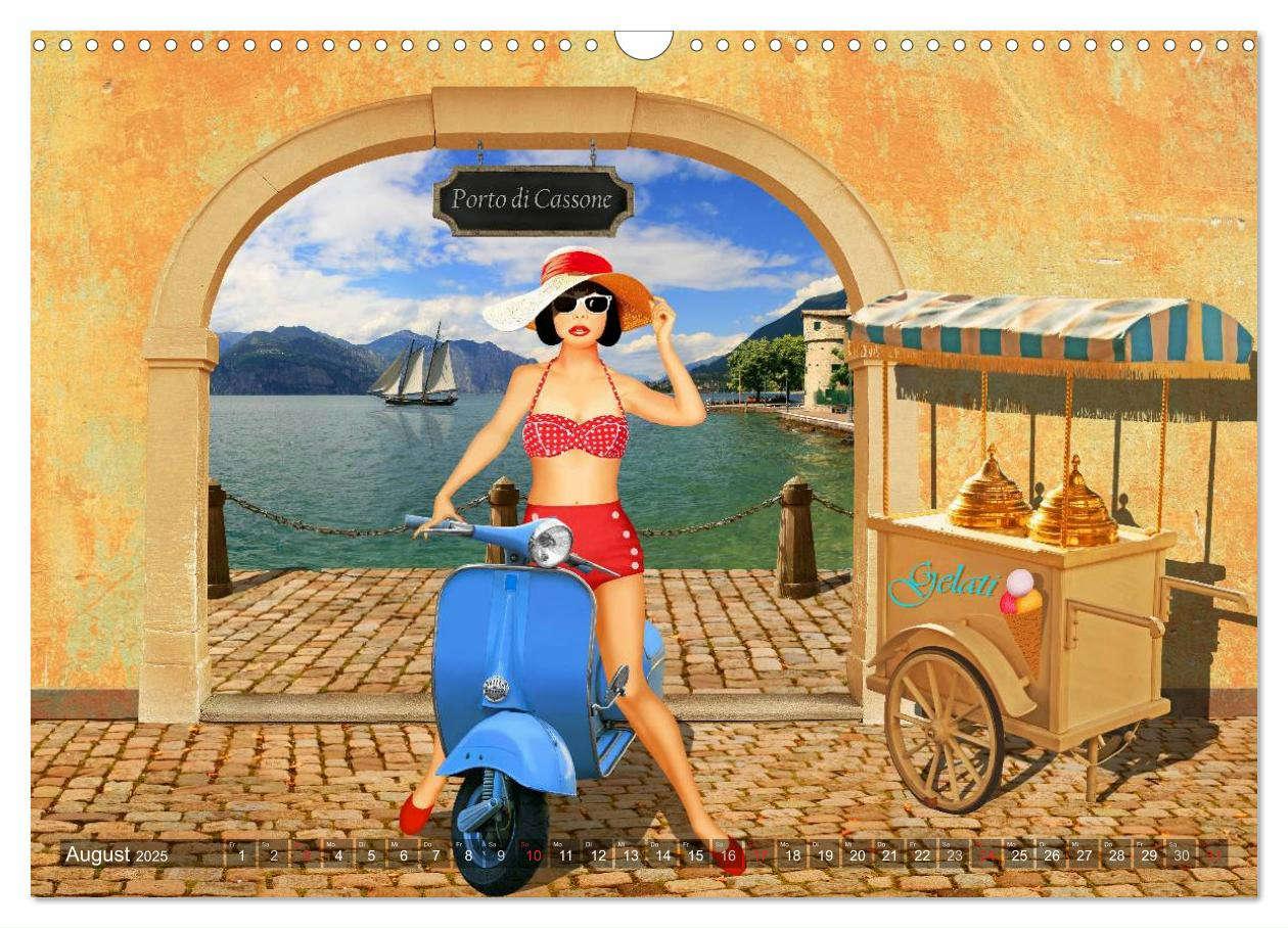 Bild: 9783435588046 | Pin-Up Girls und Oldtimer by Mausopardia (Wandkalender 2025 DIN A3...