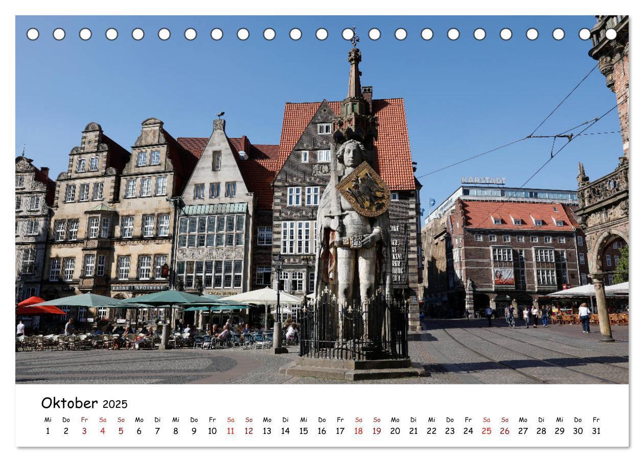 Bild: 9783435287772 | Bremen - Die Hansestadt an der Weser (Tischkalender 2025 DIN A5...