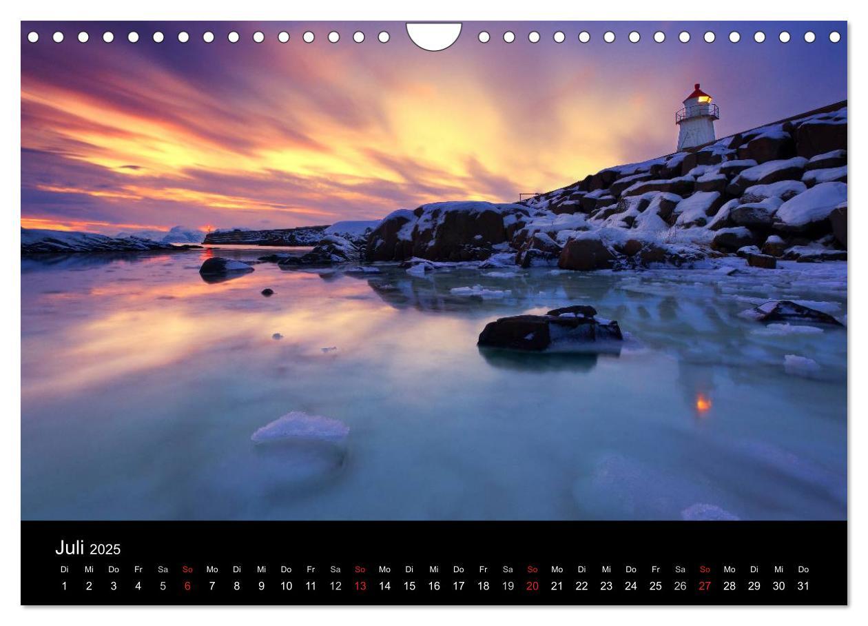 Bild: 9783435802395 | Norwegen (Wandkalender 2025 DIN A4 quer), CALVENDO Monatskalender