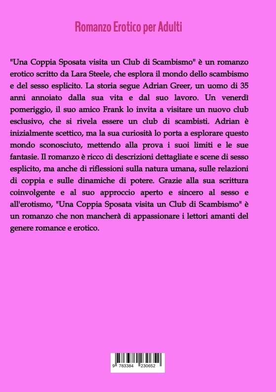 Rückseite: 9783384230652 | Una Coppia Sposata visita un Club di Scambismo | Lara Steele | Buch