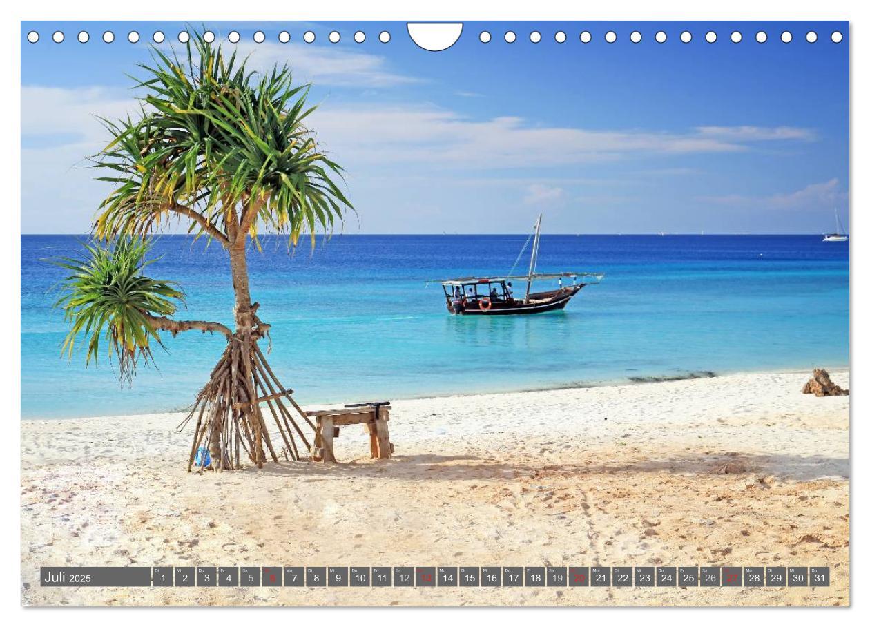 Bild: 9783435834204 | Sansibar (Wandkalender 2025 DIN A4 quer), CALVENDO Monatskalender