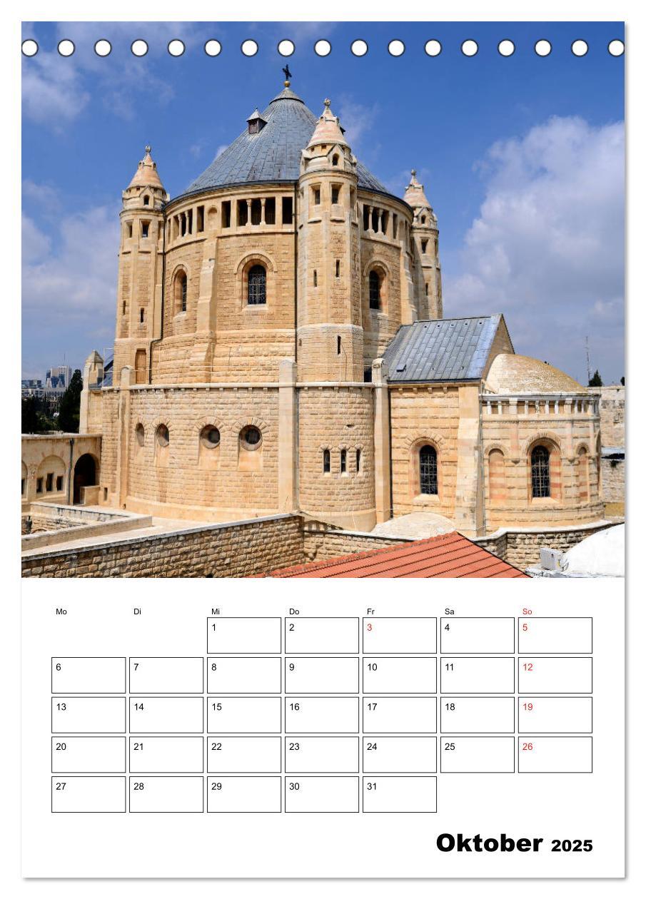 Bild: 9783435946051 | Israel - Der Monatsplaner 2025 (Tischkalender 2025 DIN A5 hoch),...