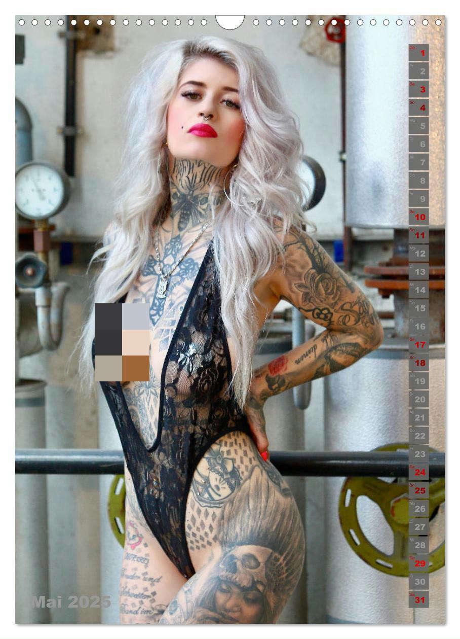 Bild: 9783435861323 | Beauty Tattoo Girls 2025 (Wandkalender 2025 DIN A3 hoch), CALVENDO...